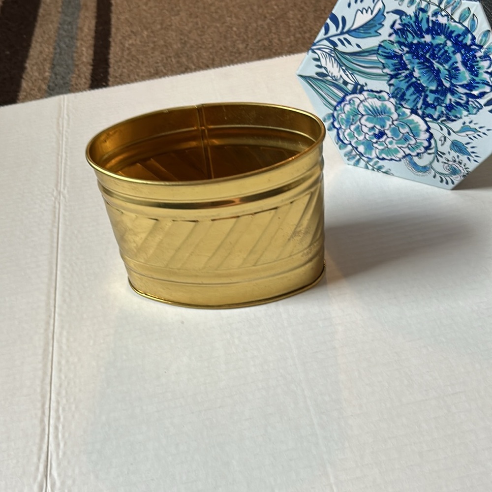 Vintage Home interior Solid Brass Bristol Brass Vase Made in USA